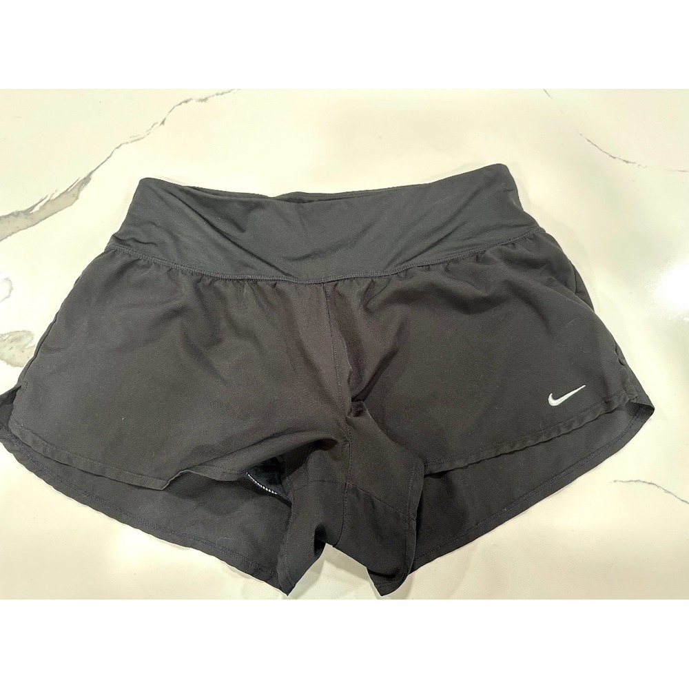 Nike Running Shorts Women's Size L Black Athletic Gym Workout‎